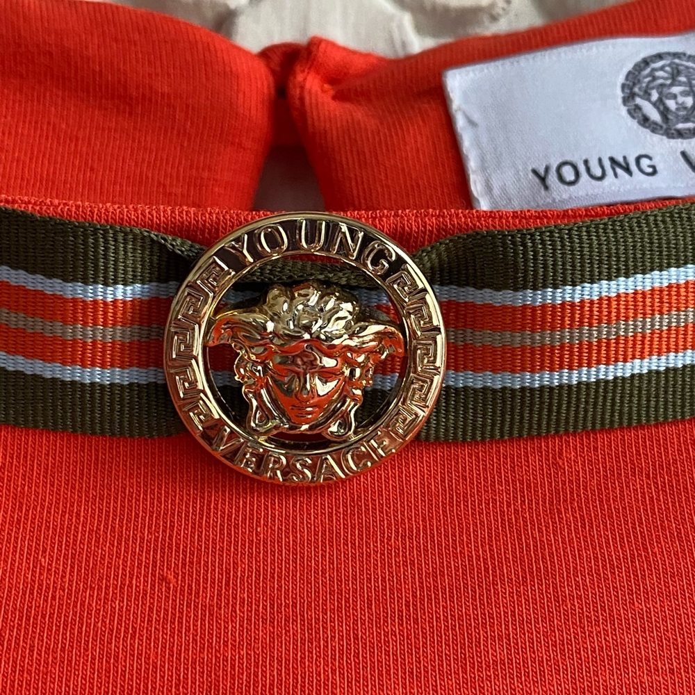 Versace Girls Orange Soft Dress